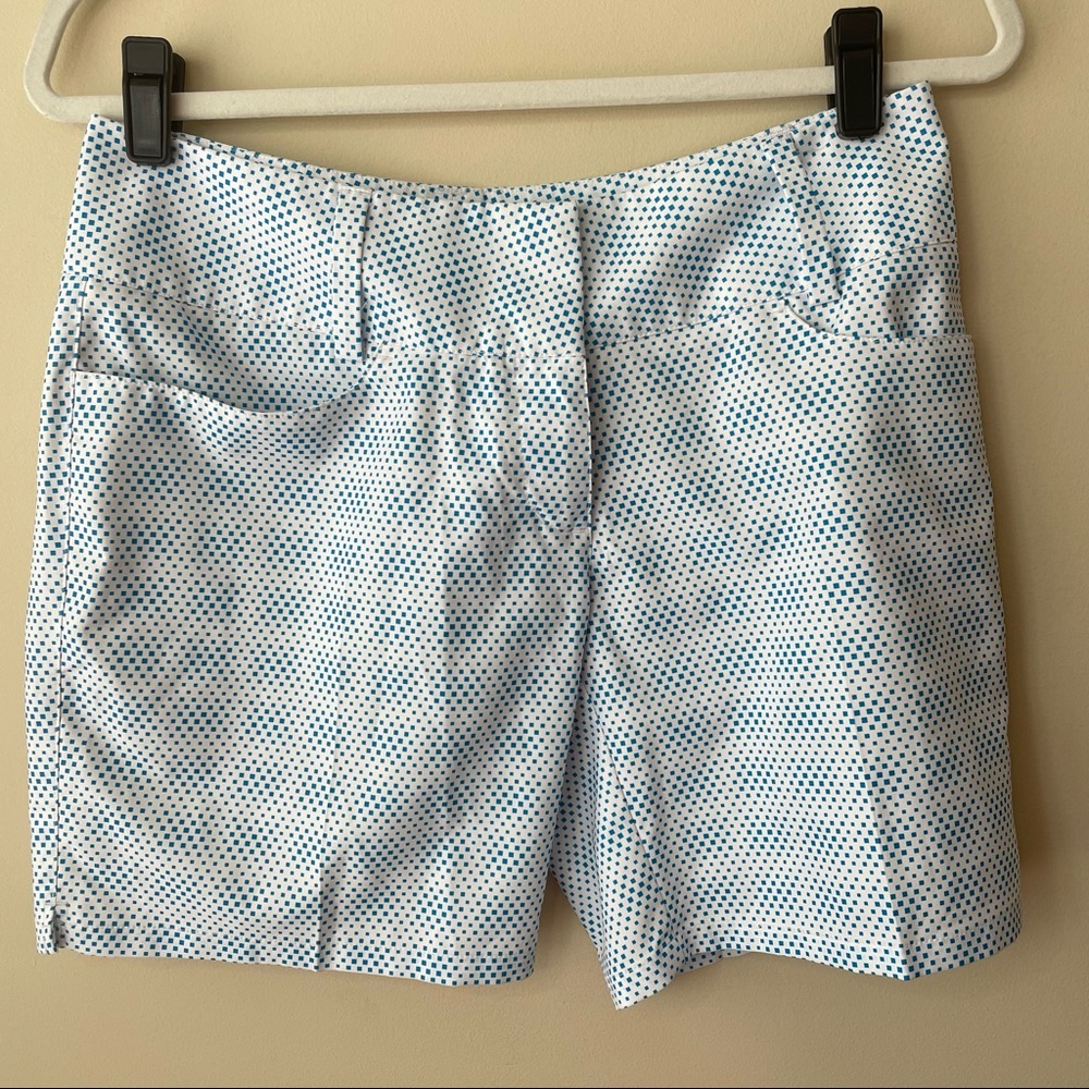 Adidas Blue White Climate Golf shorts Size 2 Retail $75